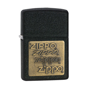 Zippo Crackle Emblem Lighter -ZP362-B