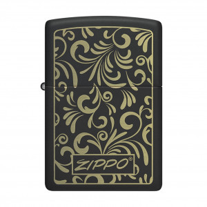 Zippo Golden Floral Design Lighter -ZP48152