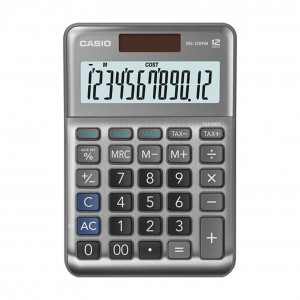 Casio Digital Mini Desktop Grey Calculator -MS-80F-W-DP (8 digits)
