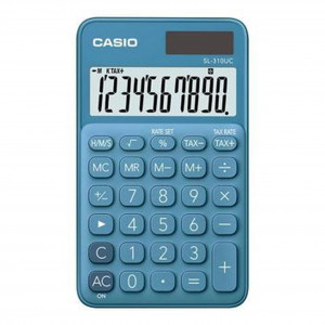 Casio Portable Blue Calculator -SL-310UC-BU-N-DC (10 digits)