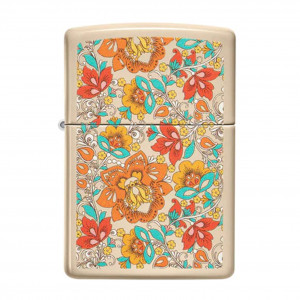 Zippo Vintage Floral Design Lighter -ZP49770