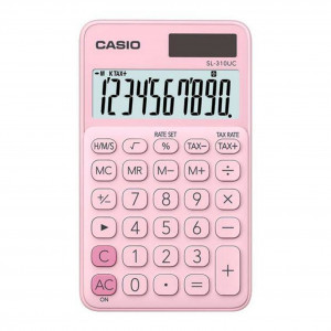 Casio Portable Pink Calculator -SL-310UC-PK-N-DC (10 digits)