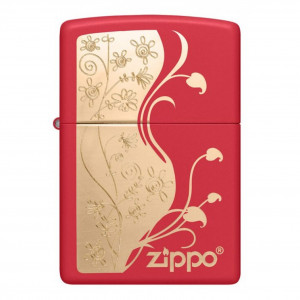 Zippo Reg Red Matte Lighter -ZP233 MP403834