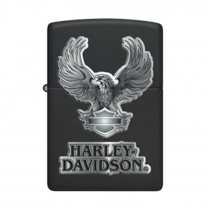 Zippo Personalized Harley Davidson Black Eagle Lighter -ZP218 CI012845