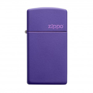 Zippo Slim® Purple Matte Zippo Logo