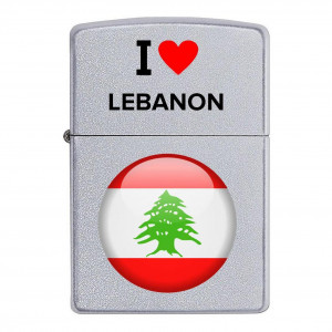 Zippo I Heart Lebanon Design  
