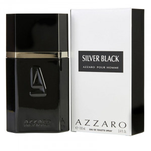 Azzaro Silver Black Eau De Toilette for Him 100 Ml